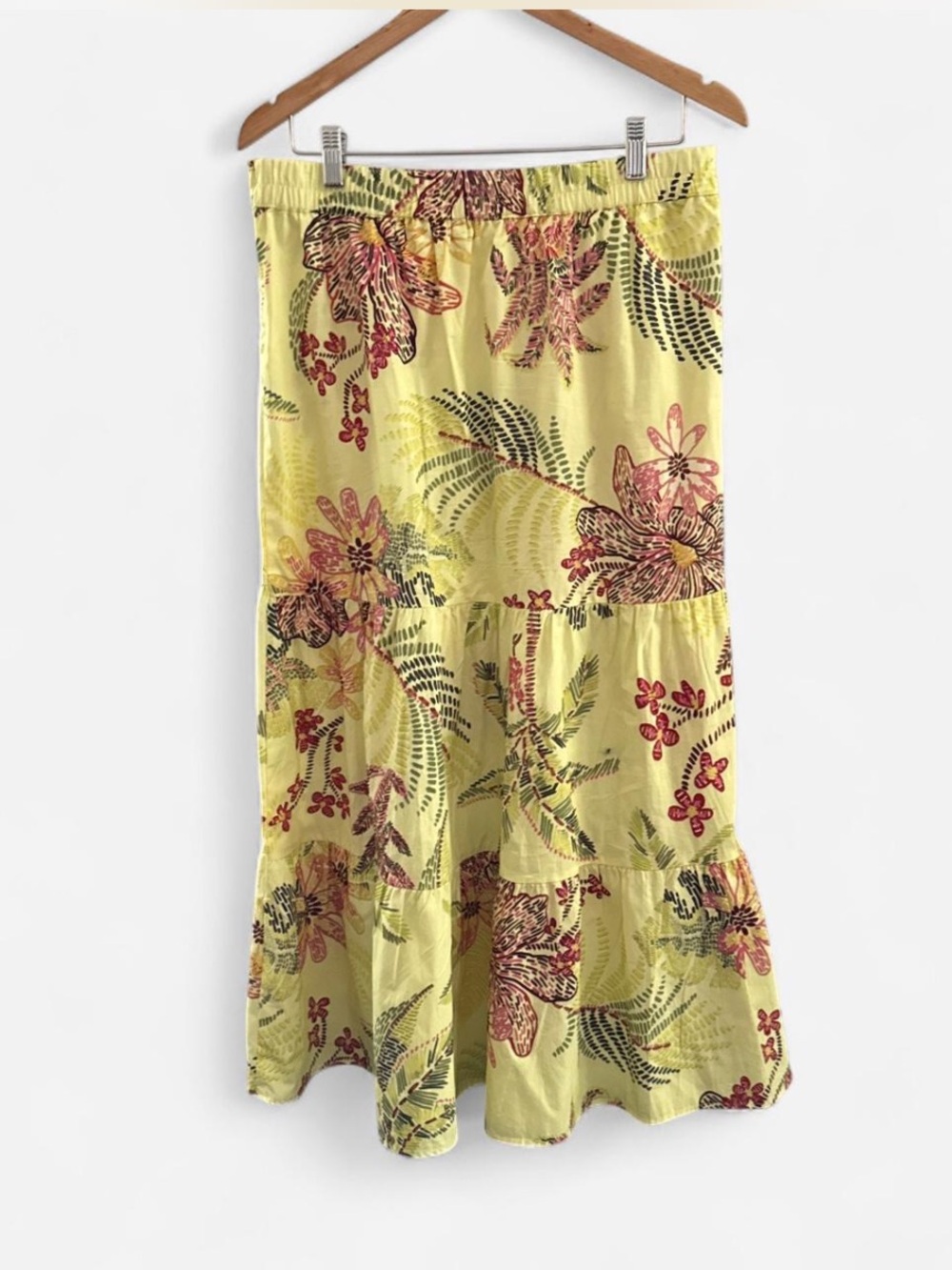 Anthropologie Maude Vivante maxi skirt size L boho cottage prairie indie hippie
